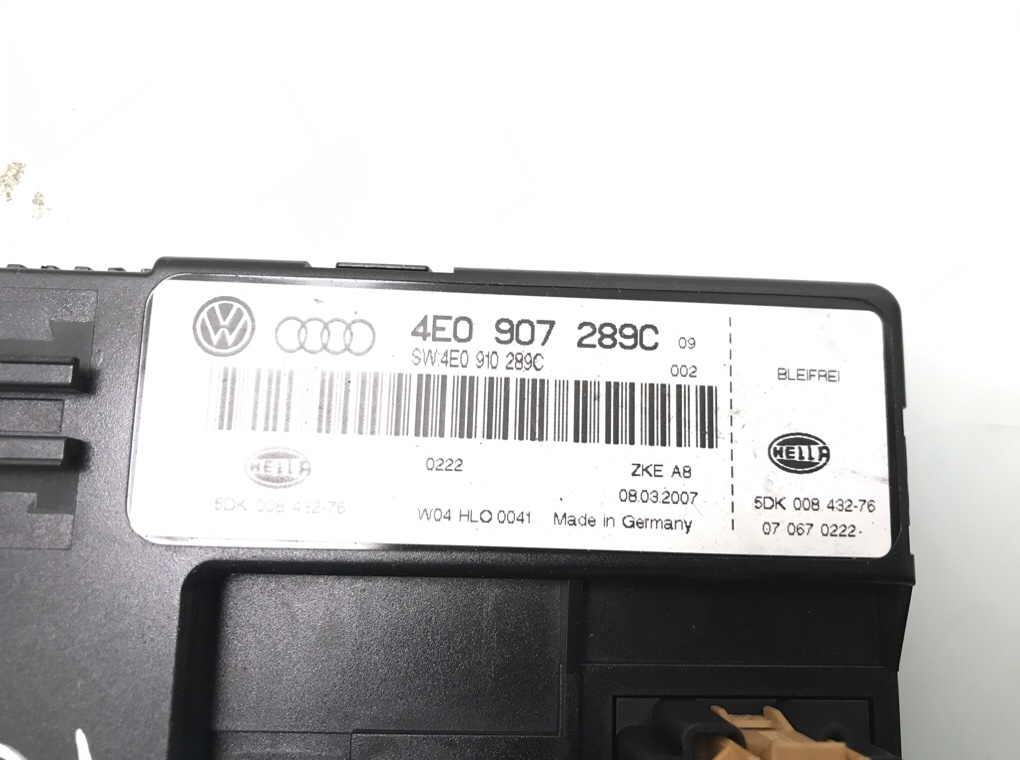 Блок комфорта бу для Audi A8 D3 3.0 TDi,  2007 г.