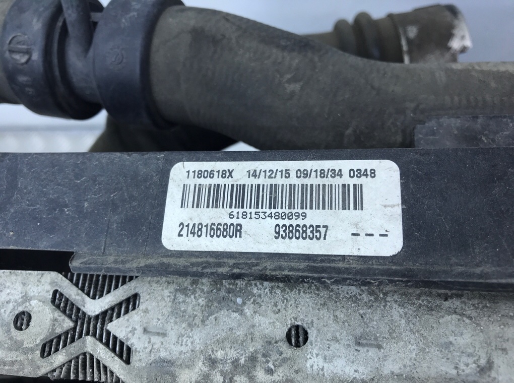 Кассета радиаторов бу для Opel Vivaro 2 1.6 CDTI,  2016 г.