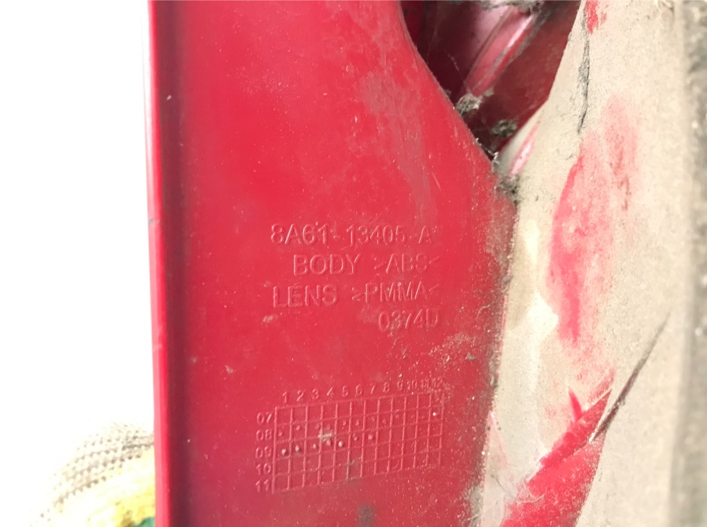 Фонарь задний левый бу для Ford Fiesta 6 1.6 TDCi,  2009 г.