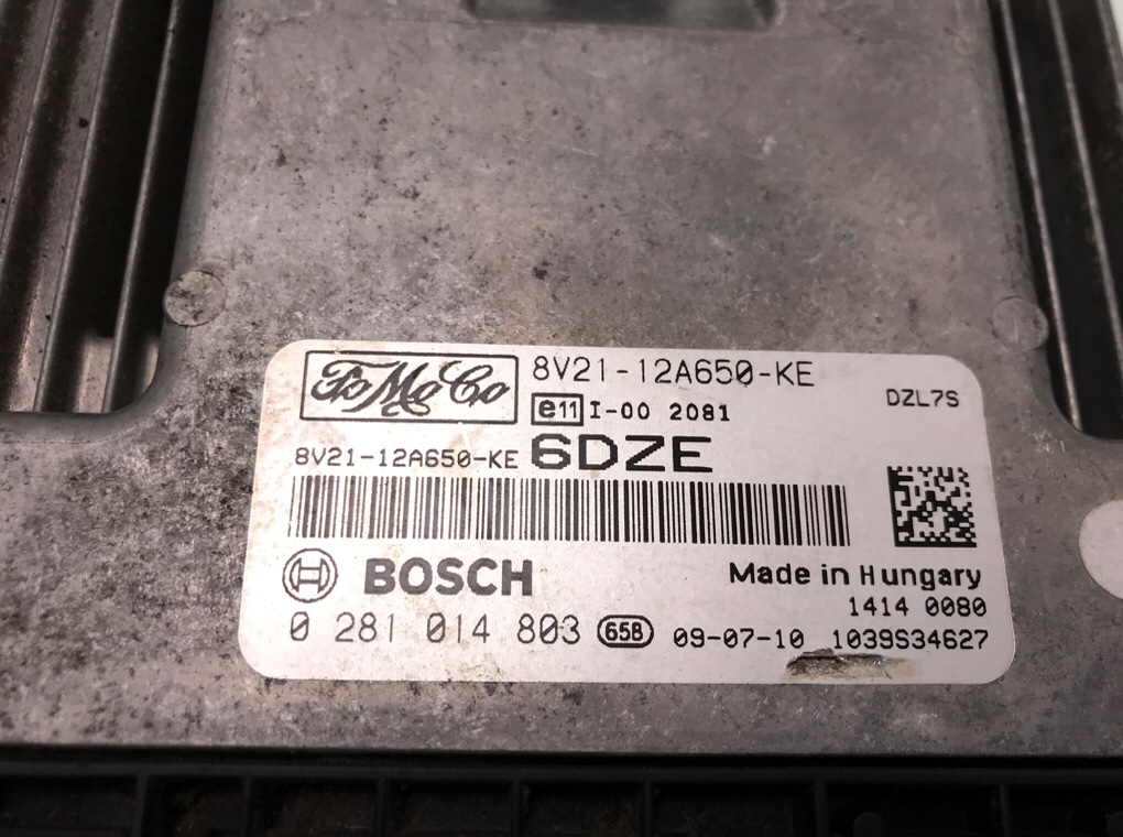 Блок управления двигателем бу для Ford Fiesta 6 1.6 TDCi,  2009 г.