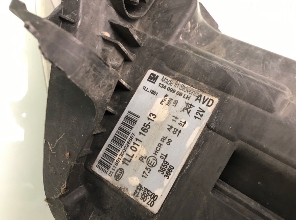 Фара левая бу для Opel Insignia  2.0 CDTi,  2014 г.