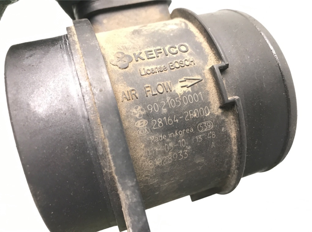 Расходомер воздуха бу для Hyundai Santa Fe 2 2.2 CRDi,  2011 г.