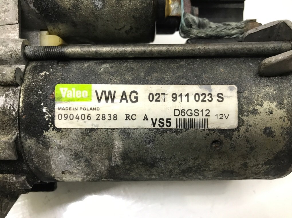 Стартер бу для Volkswagen Polo 4 1.2 i,  2006 г.