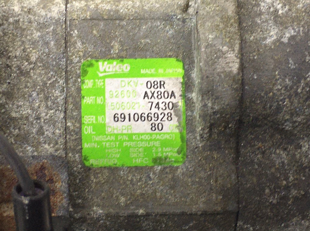 Компрессор кондиционера бу для Nissan Note E11 1.4 i,  2007 г.