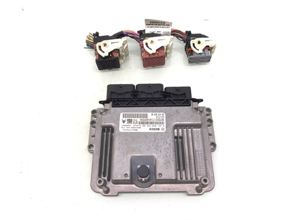 Блок управления двигателем бу для Peugeot Partner 2 1.6 HDi, 2014 г.