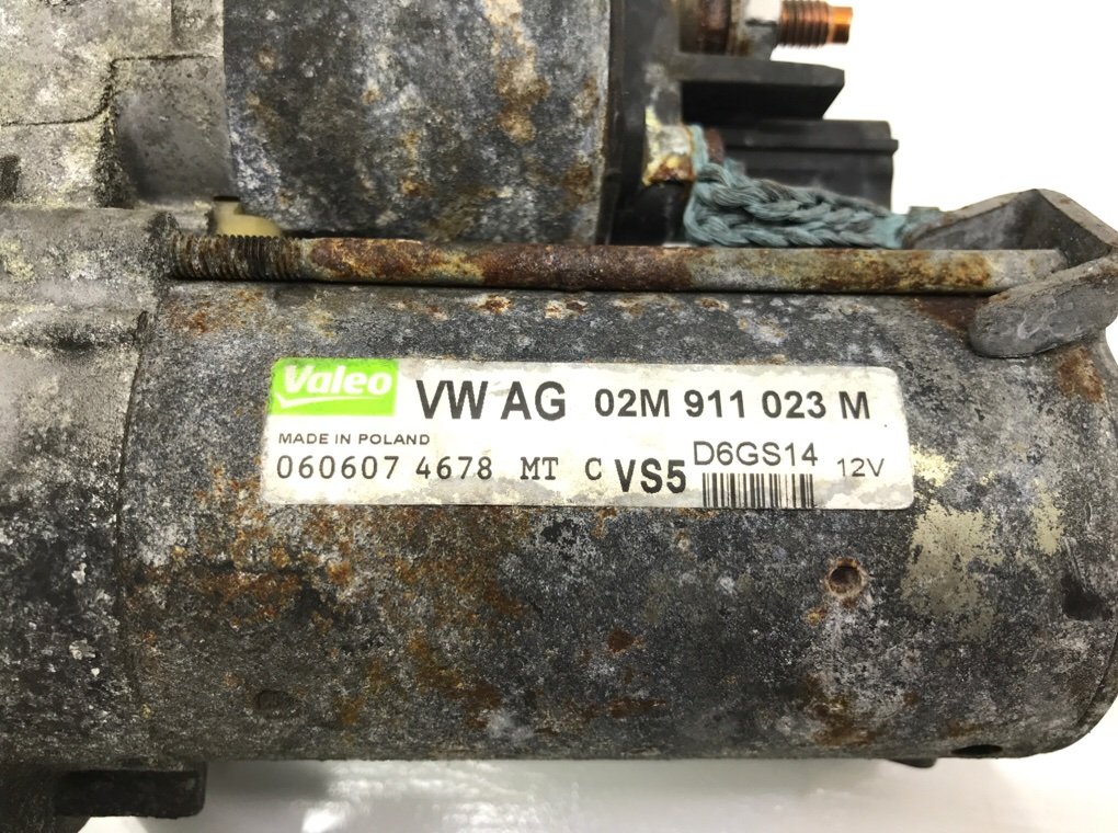 Стартер бу для Volkswagen Polo 4 1.4 i,  2007 г.