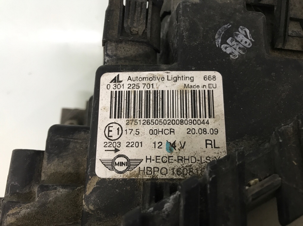 Фара левая бу для Mini Clubman R55 1.6 i,  2009 г.