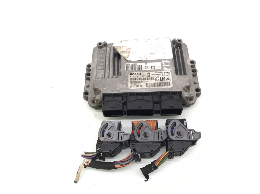 Блок управления двигателем бу для Peugeot 207 1 1.6 HDi, 2007 г.