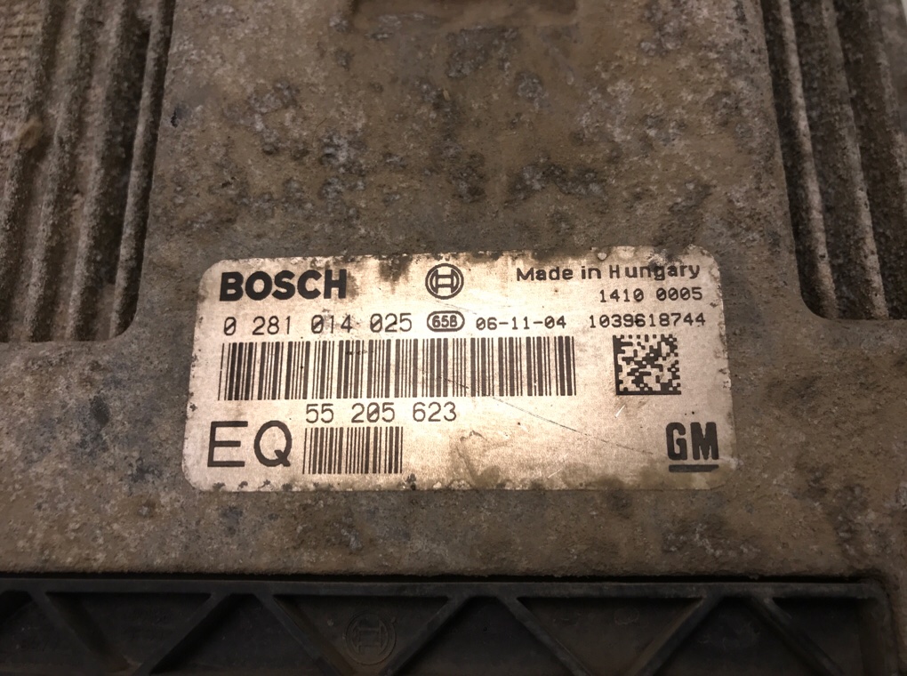 Блок управления двигателем бу для Opel Astra H 1.9 CDTi,  2007 г.