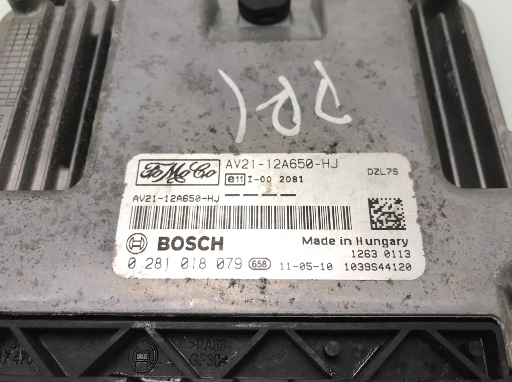 Блок управления двигателем бу для Ford Fiesta 6 1.6 TDCi,  2011 г.