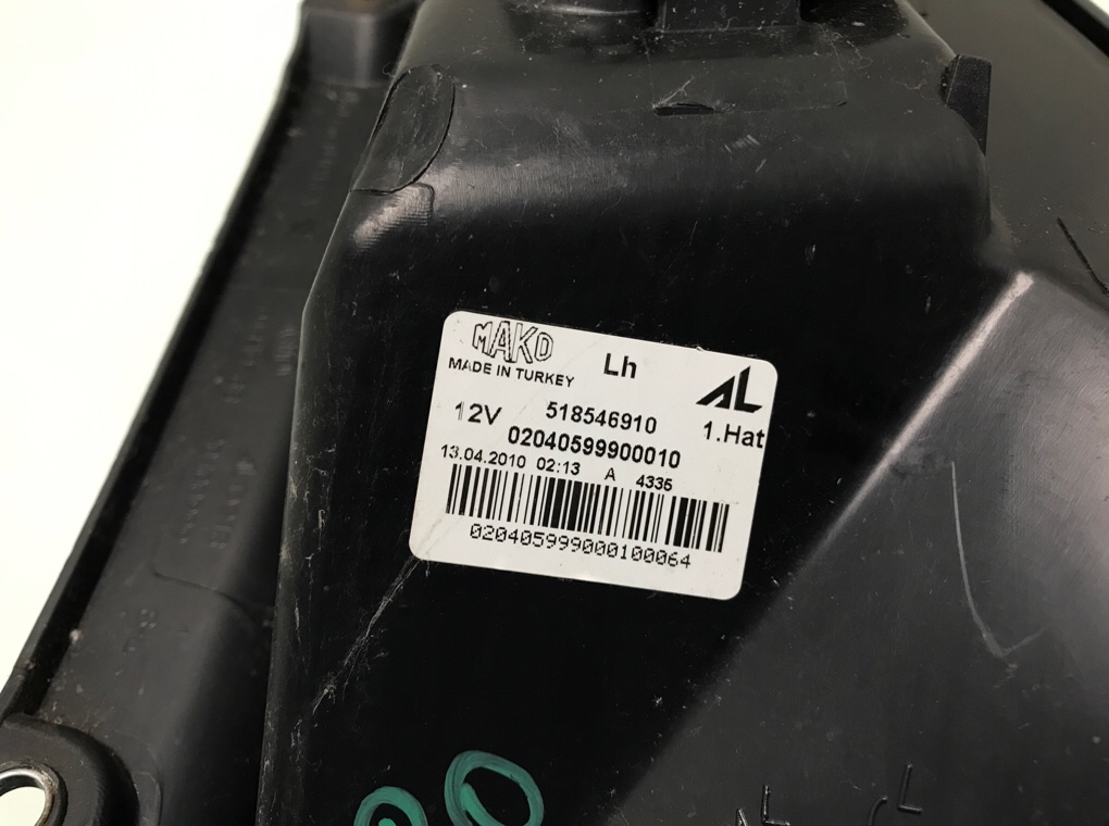 Фонарь задний левый бу для Fiat Punto  1.4 i,  2010 г.