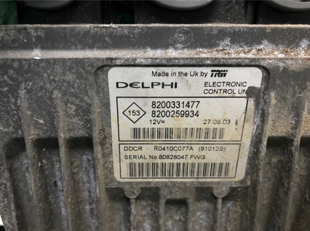 Блок управления двигателем бу для Renault Kangoo  1.5 DCi,  2003 г.