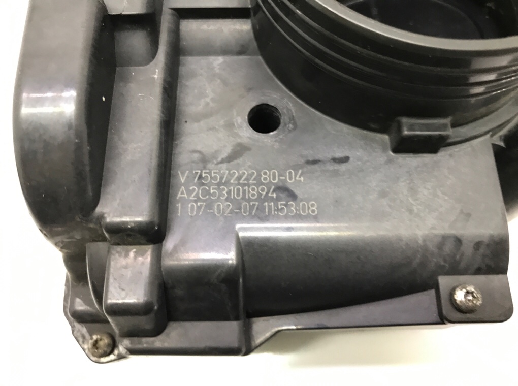 Заслонка дроссельная бу для Peugeot 207  1.6 i,  2007 г.