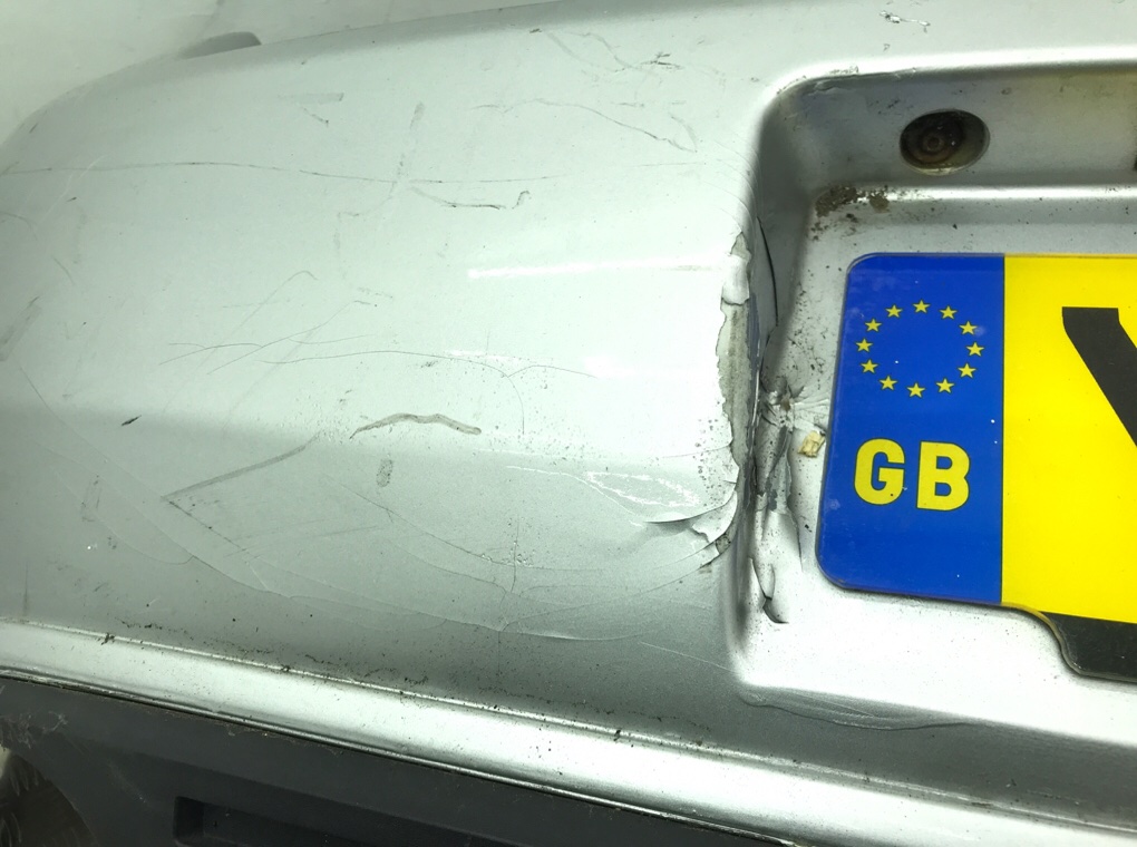 Бампер задний бу для Opel Vectra C 1.8 i,  2008 г.