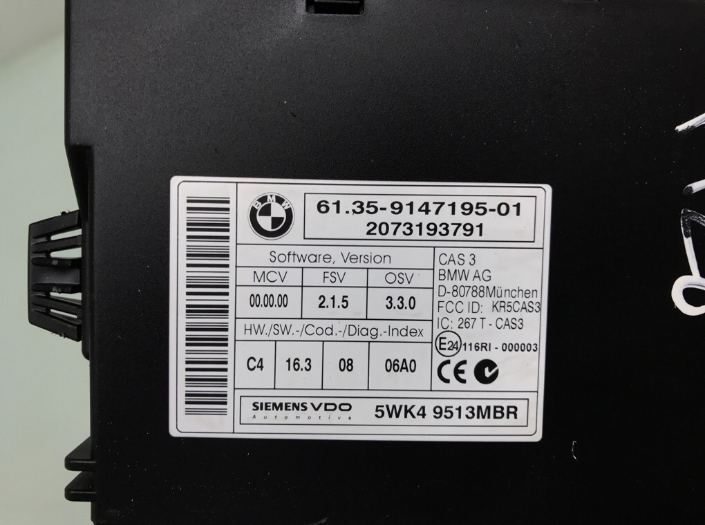 Замок зажигания бу для BMW 1 E87/E81/E82/E88 1.6i,  2008 г.