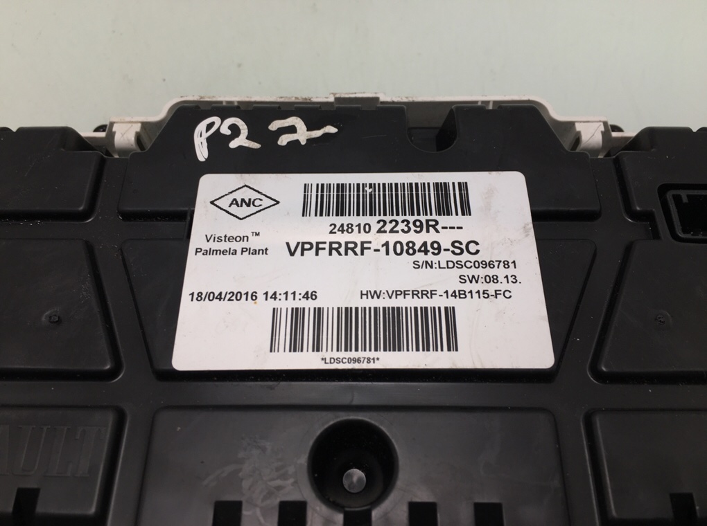 Щиток приборов (приборная панель) бу для Renault Trafic 3 1.6 CDTi,  2016 г.