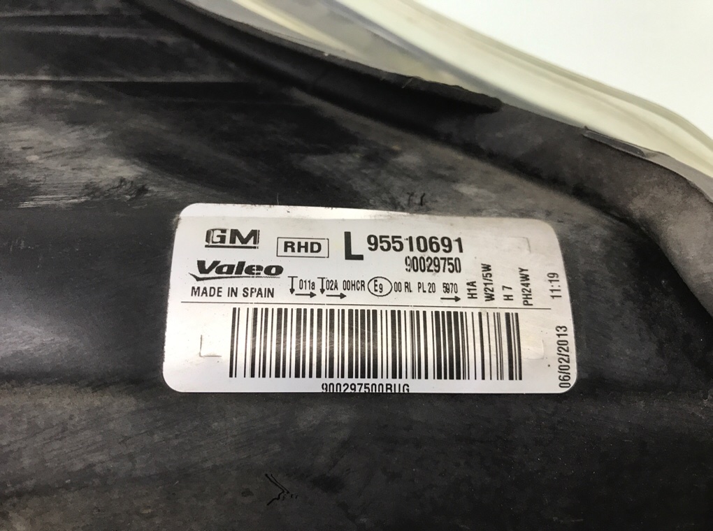 Фара левая бу для Opel Corsa D 1.4 i,  2012 г.