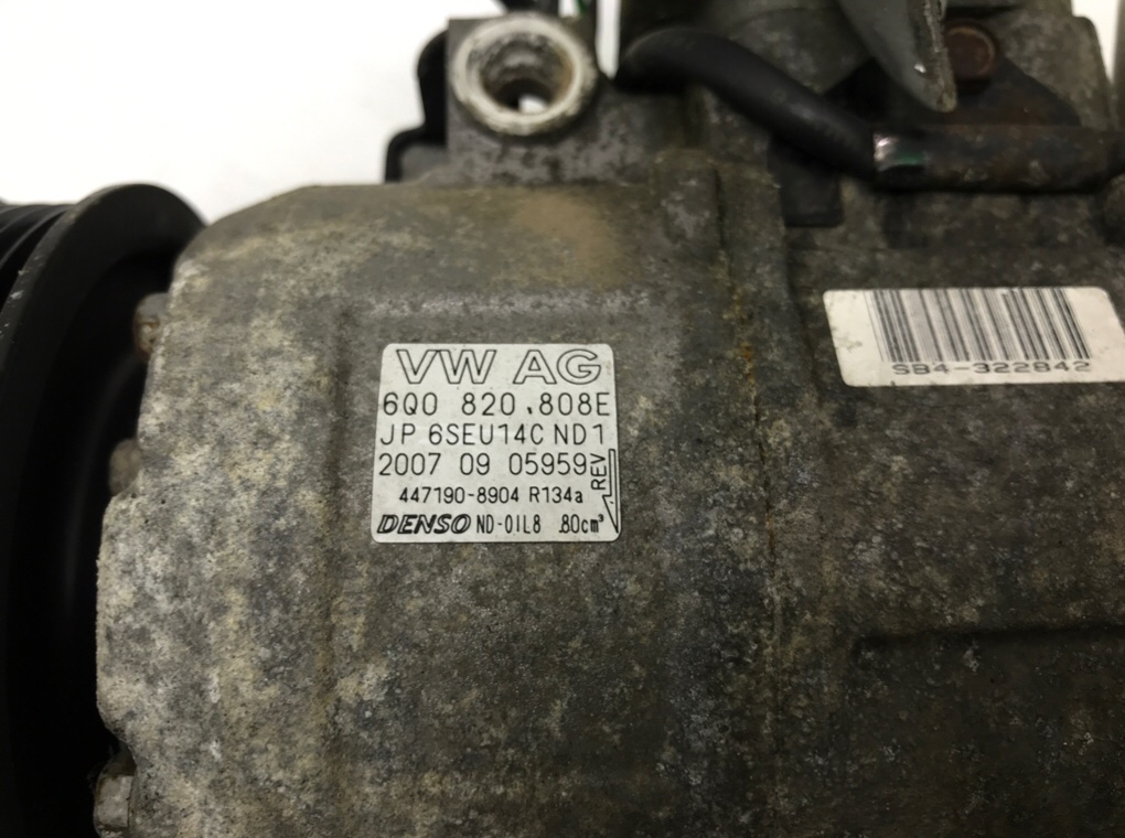 Компрессор кондиционера бу для Volkswagen Polo 4 1.2 i,  2008 г.