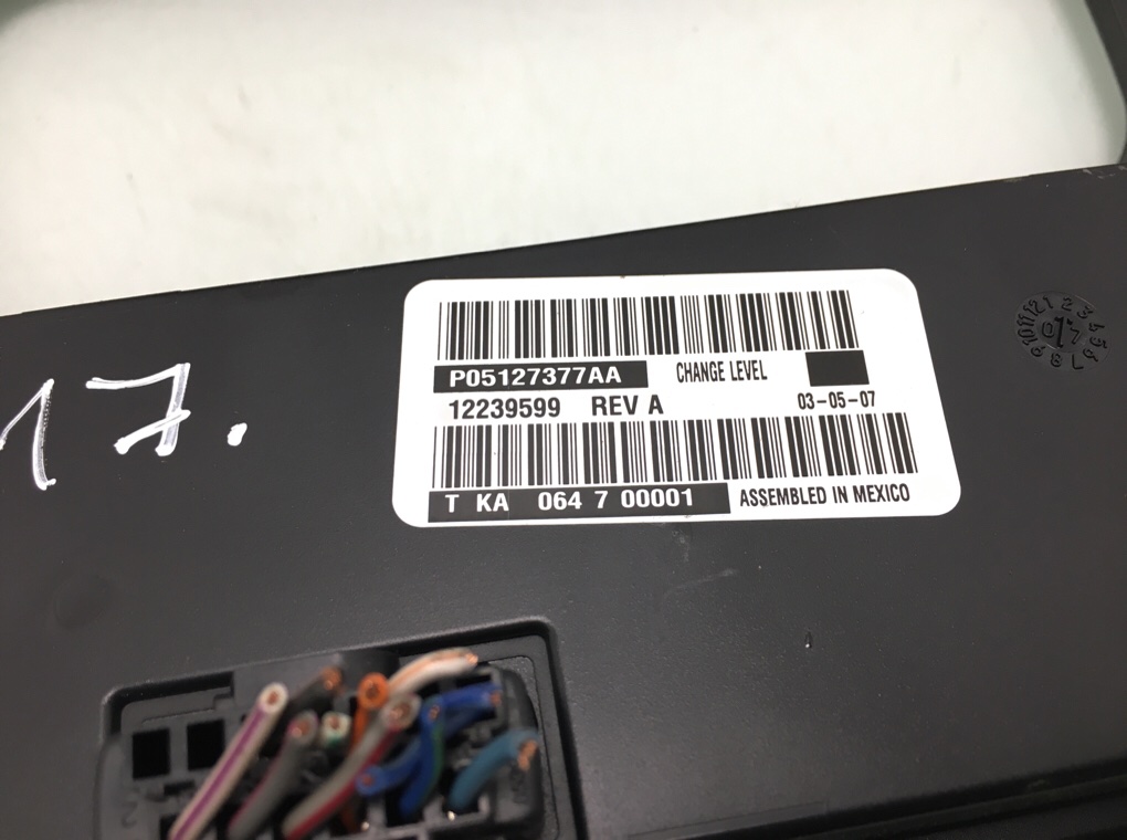 Блок управления печки/климат-контроля бу для Chrysler Grand Voyager 4 2.8 CRDi,  2007 г.