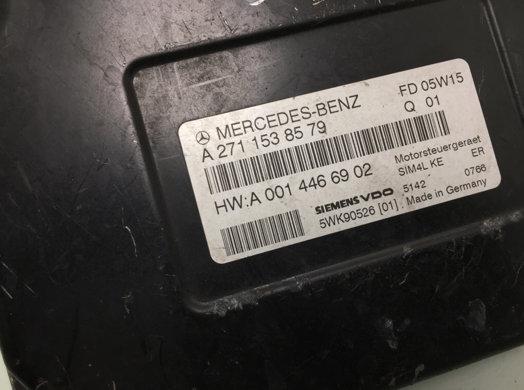 Блок управления двигателем бу для Mercedes C W203 1.8 i,  2005 г.