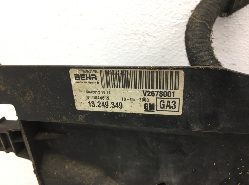 Вентилятор радиатора бу для Opel Corsa D 1.4 i,  2012 г.