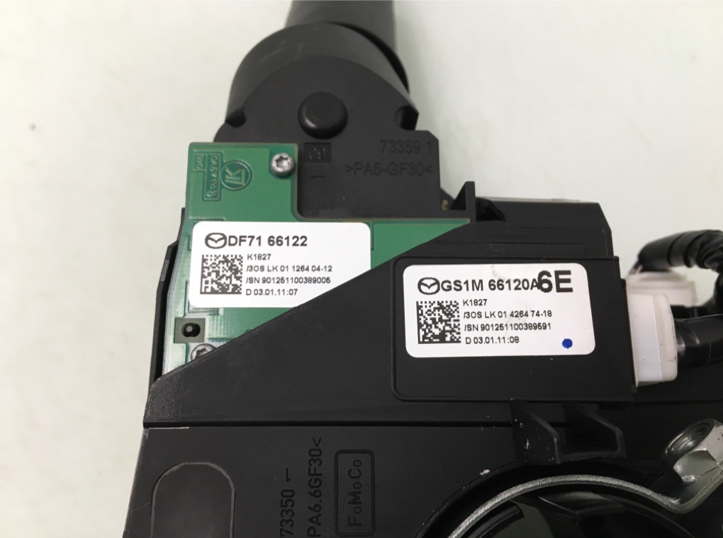 Переключатель подрулевой (стрекоза) бу для Mazda 6  2 2.2 CDTi,  2012 г.