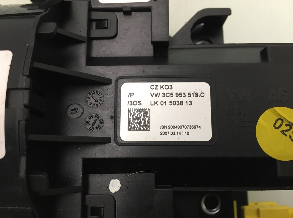 Переключатель подрулевой (стрекоза) бу для Volkswagen Passat B6 2.0 TDi,  2007 г.