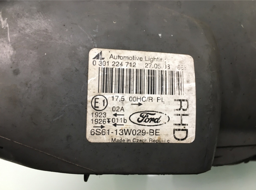 Фара правая бу для Ford Fiesta 5 1.4 TDCi,  2008 г.