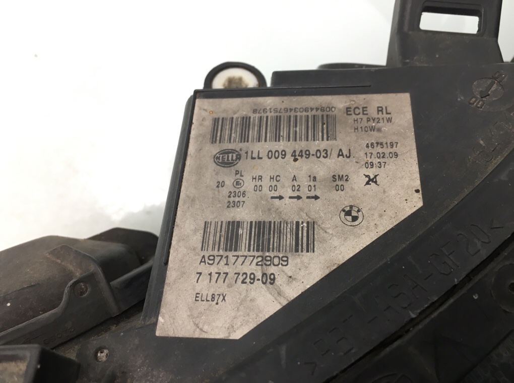 Фара левая бу для BMW 5 E60/E61 2.0 TD,  2009 г.