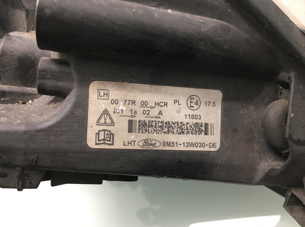 Фара левая бу для Ford Focus 2 1.8 i,  2009 г.