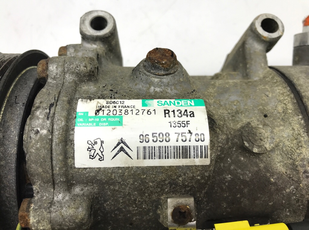 Компрессор кондиционера бу для Peugeot 207 1 1.6 i, 2008 г. Компрессор кондиционера бу для Peugeot 207 1 1.6 i, 2008 г.