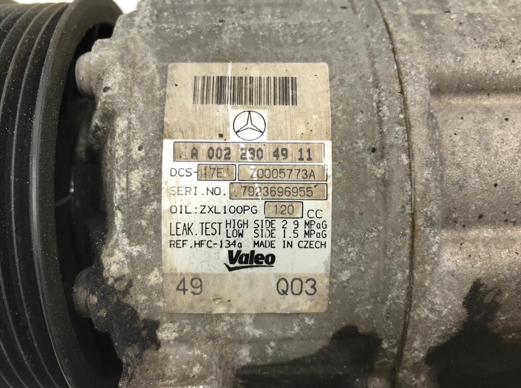 Компрессор кондиционера бу для Mercedes C W204 1.8 i,  2008 г.