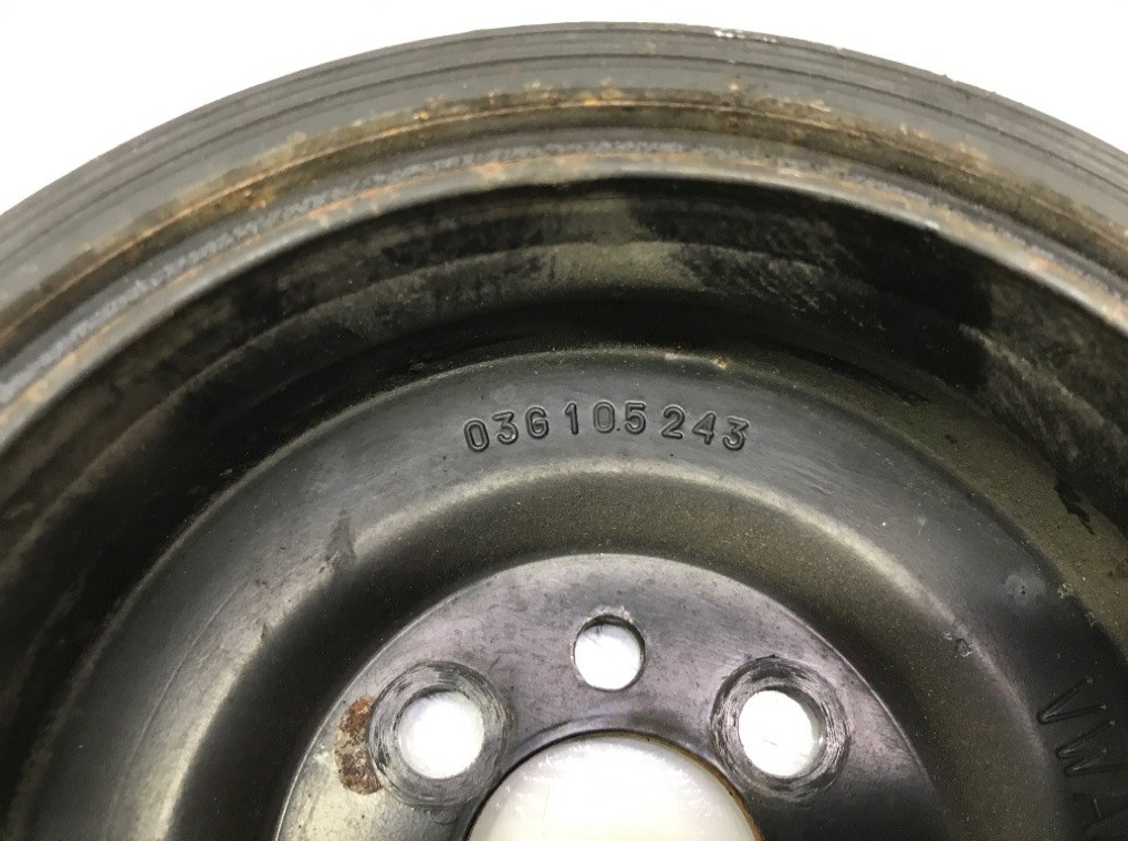 Шкив коленвала бу для Mitsubishi Lancer  2.0 DiD,  2011 г.