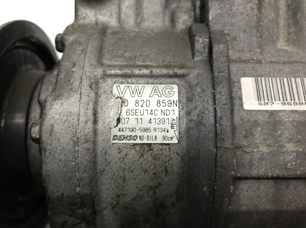 Компрессор кондиционера бу для Volkswagen Golf 5 1.4 TSi, 2008 г. Компрессор кондиционера бу для Volkswagen Golf 5 1.4 TSi, 2008 г.