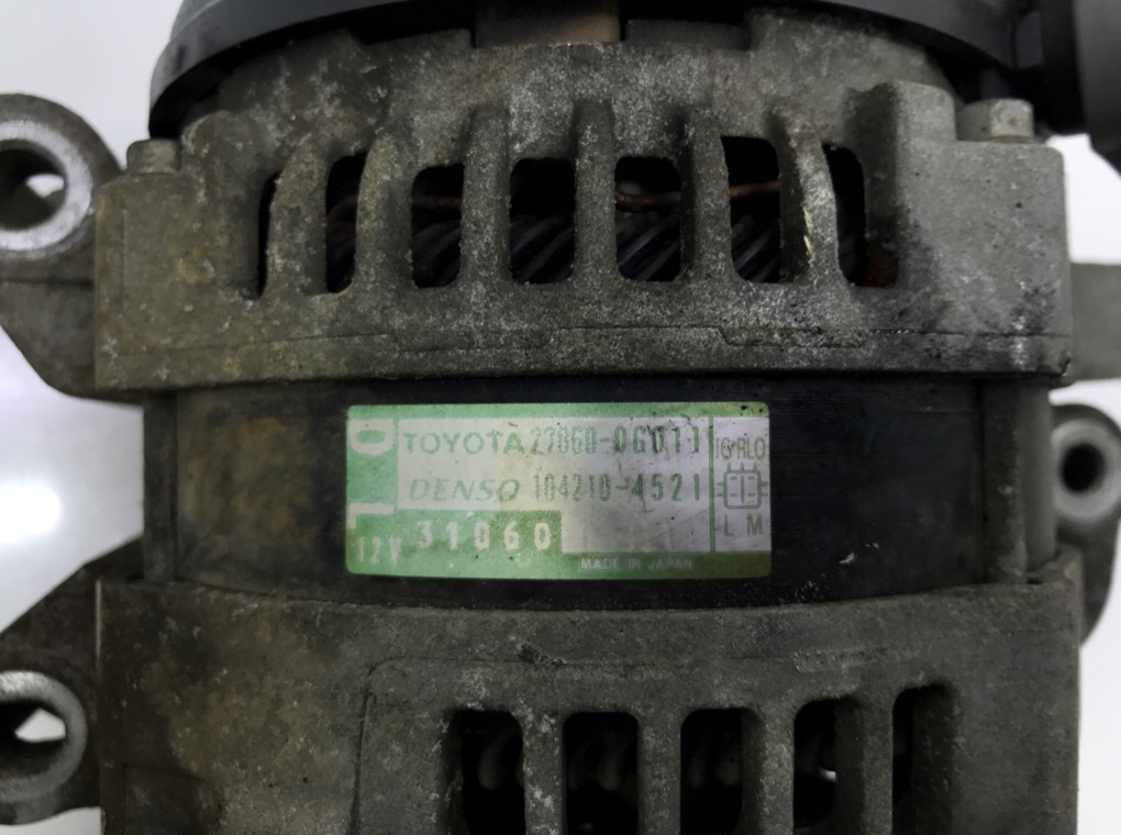 Генератор бу для Toyota Verso 1 2.0 D-4D, 2012 г. Генератор бу для Toyota Verso 1 2.0 D-4D, 2012 г.