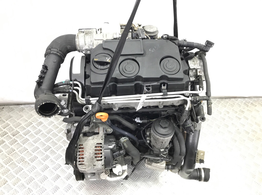 Двигатель (ДВС) бу для Audi A3 8P 1.9 TDi, 2009 г. Двигатель (ДВС) бу для Audi A3 8P 1.9 TDi, 2009 г.