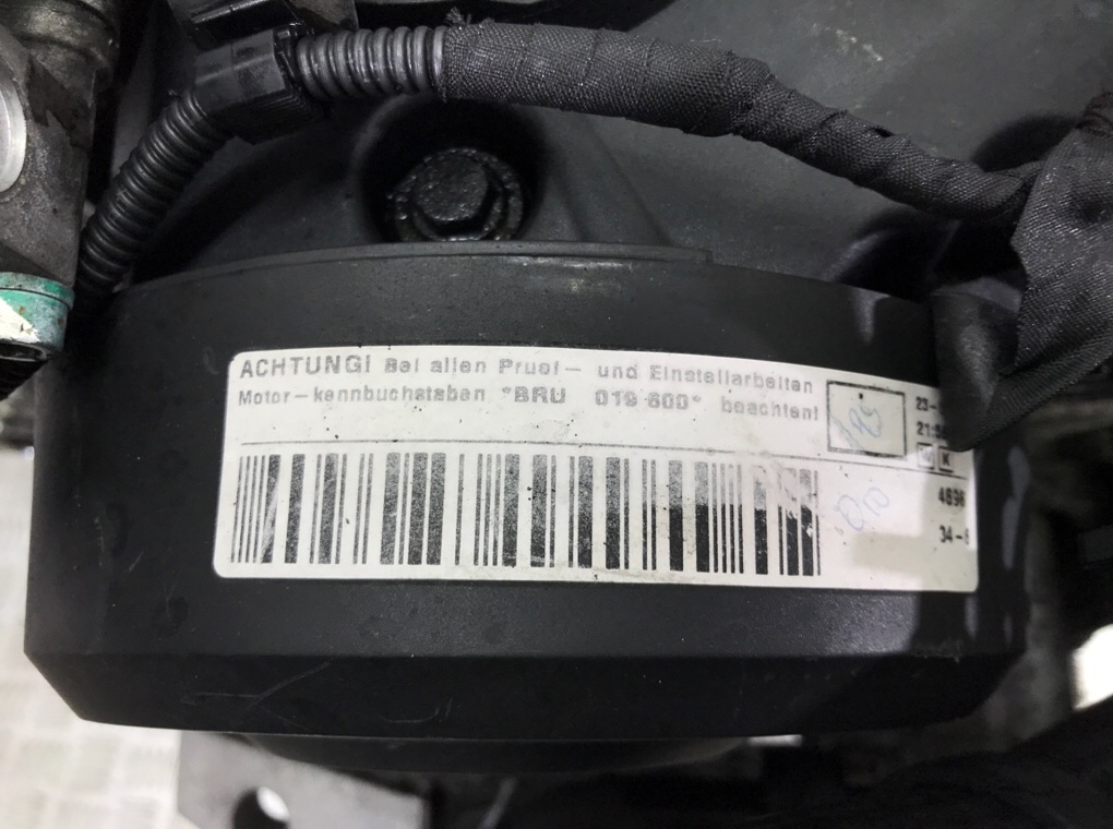 Двигатель (ДВС)  бу для Volkswagen Golf Plus  1.9 TDi,  2005 г.