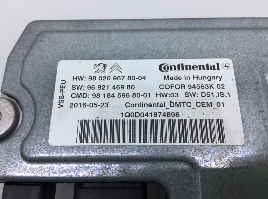 Блок управления (другие) бу для Citroen C4 Picasso 2 1.6 HDi,  2016 г.