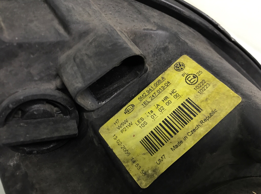 Фара правая бу для Volkswagen Golf Plus 2.0 TDi, 2006 г. Фара правая бу для Volkswagen Golf Plus 2.0 TDi, 2006 г.