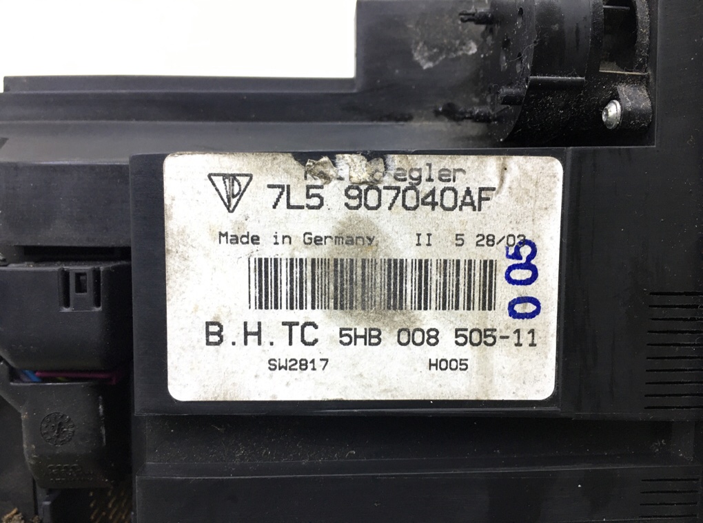 Блок управления печки/климат-контроля бу для Porsche Cayenne 1 4.5 i, 2003 г. Блок управления печки/климат-контроля бу для Porsche Cayenne 1 4.5 i, 2003 г.