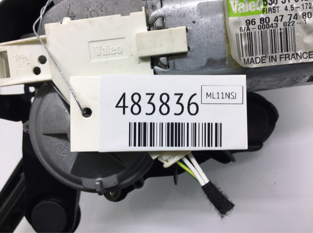 Моторчик заднего стеклоочистителя (дворника) бу для Peugeot 308 T7 1.6 i,  2011 г.