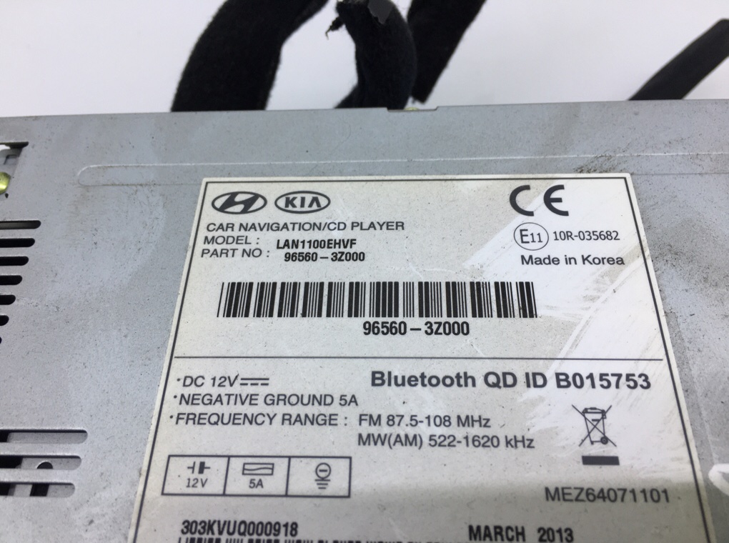 Магнитола бу для Hyundai i40 1 1.7 CRDi,  2013 г.