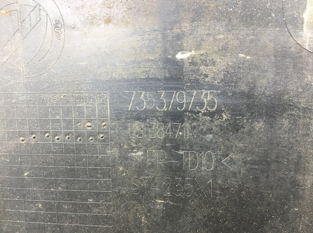 Бампер задний бу для Fiat Punto 3 1.2 i,  2007 г.