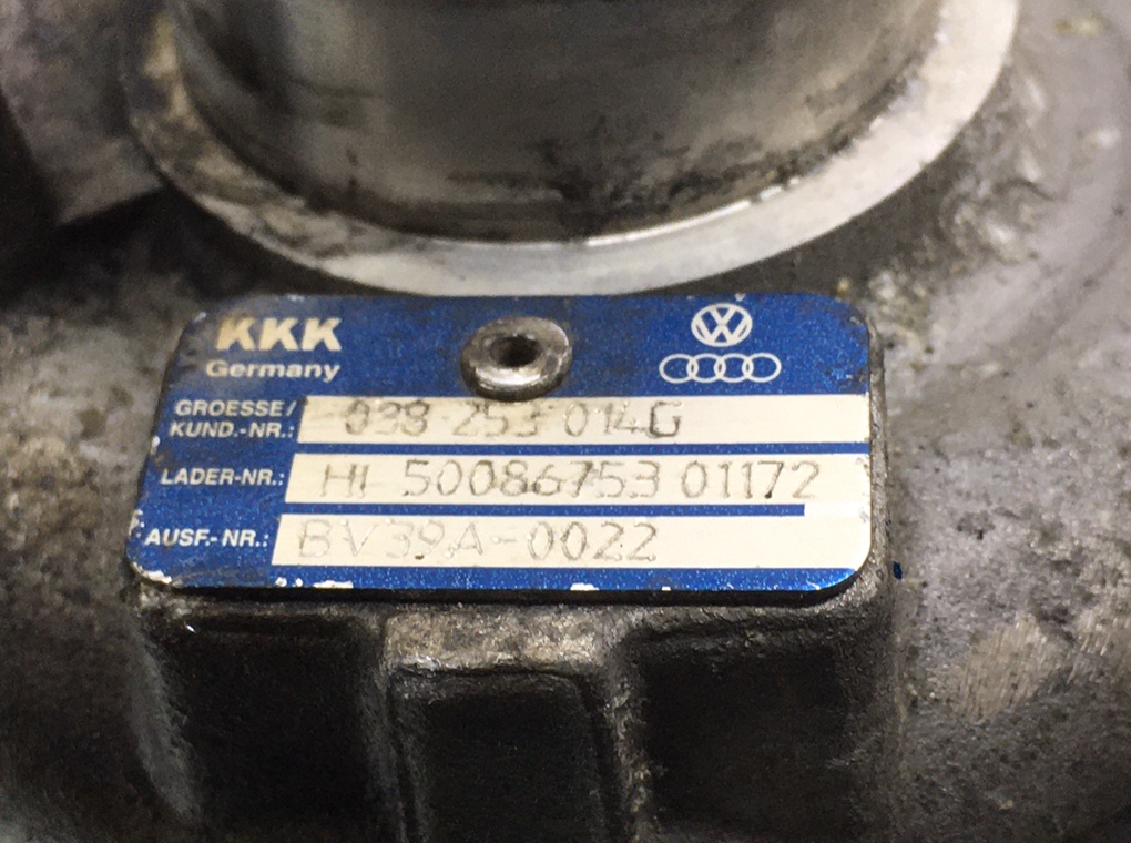 Турбина бу для Volkswagen Golf Plus 5 1.9 TDi,  2006 г.