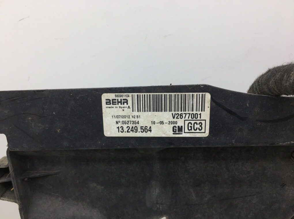 Вентилятор радиатора бу для Opel Corsa D 1.2 i,  2012 г.