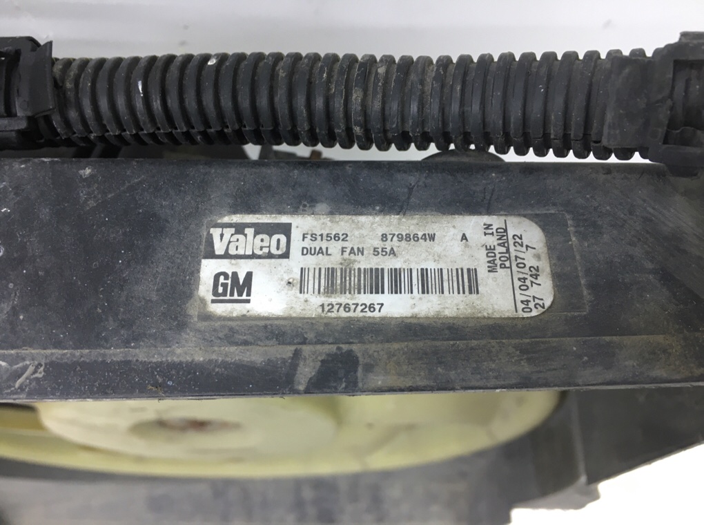 Вентилятор радиатора бу для Saab 9-3 2 1.9 CDTi,  2007 г.