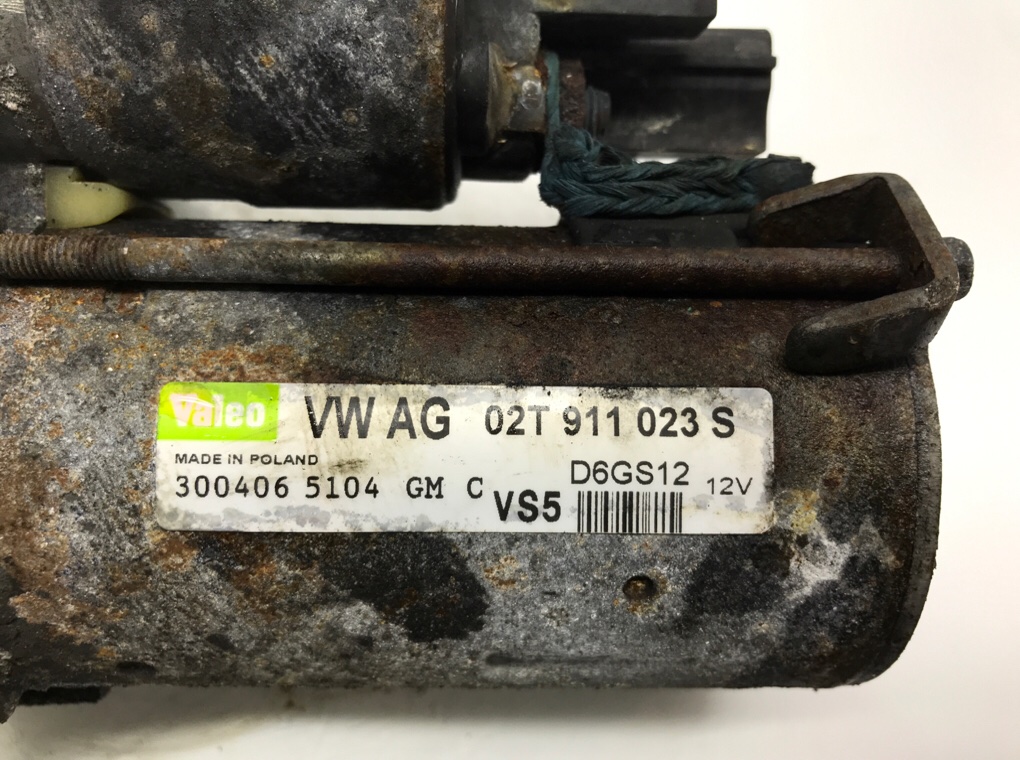 Стартер бу для Volkswagen Polo 4 1.2 i, 2006 г. Стартер бу для Volkswagen Polo 4 1.2 i, 2006 г.