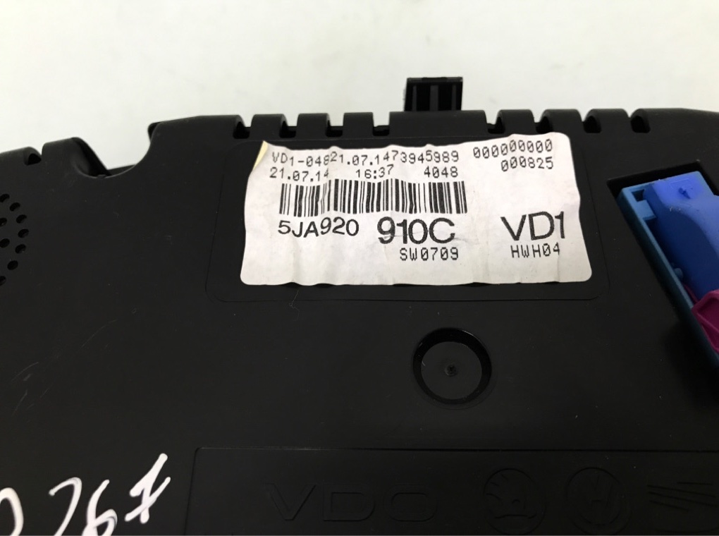 Щиток приборов (приборная панель) бу для Skoda Rapid  1.6 TDi,  2014 г.