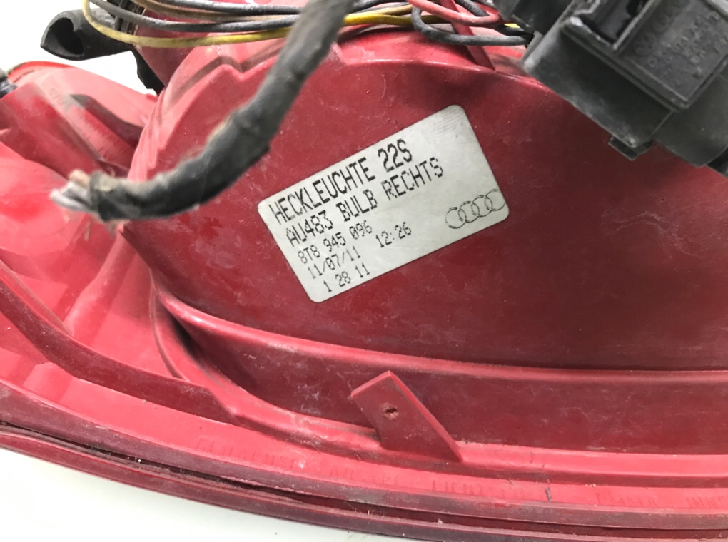 Фонарь задний правый бу для Audi A5  2.0 TDi,  2011 г.