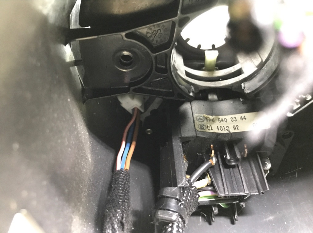 Шлейф руля бу для Mercedes SLK R170 3.2 i,  2001 г.